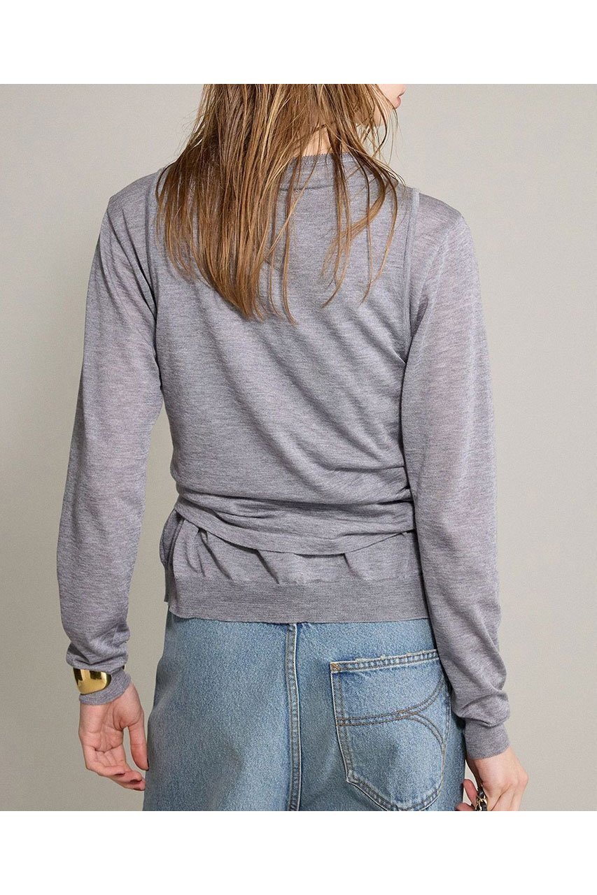 【ブリル/BRILL】の18G ノースリーブプルオーバー 人気、トレンドファッション・服の通販 founy(ファニー) 　ファッション　Fashion　レディースファッション　Ladies' Fashion Online　トップス・カットソー　Tops/Tshirt　ニット　Knit Tops　キャミソール / ノースリーブ　No Sleeves　プルオーバー　Pullover　カーディガン　Cardigan　コンパクト　Compact　シアー　Sheer　ツイスト　Twist　ドレープ　Drape　ノースリーブ　No Sleeve　ベスト　Vest　エレガント 上品　Elegant　定番　Standard　NEW・新作・新着・新入荷　New Arrivals　other-3|ID: prp329100004594170 ipo3291000000032630687