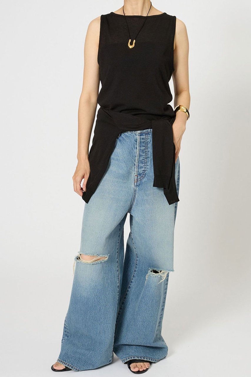 【ブリル/BRILL】の18G ノースリーブプルオーバー 人気、トレンドファッション・服の通販 founy(ファニー) 　ファッション　Fashion　レディースファッション　Fashion for Women　トップス・カットソー　Cut & Sew Tops　ニット　Knit Tops & Sweaters　キャミソール&ノースリーブ　Camisoles & Sleeveless Tops　カジュアルプルオーバー・ニットトップス　Pullovers & Knit Tops / Casual Pullovers　カーディガン　Cardigan, Knitwear　コンパクト　Compact, Small Size　シアー　Sheer, See-Through　ツイスト　Tweed, Tweed Fabric　ドレープ　Drape, Draping Fabric　ノースリーブ　Sleeveless, No-Sleeve　ベスト　Vest, Waistcoat　エレガント 上品　Elegant　定番　Standard, Basic Item　other-5|ID: prp329100004594170 ipo3291000000035714273