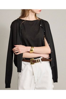 【ブリル/BRILL】の18G クルーネックカーディガン 人気、トレンドファッション・服の通販 founy(ファニー) ファッション Fashion レディースファッション Ladies' Fashion Online トップス・カットソー Tops/Tshirt ニット Knit Tops カーディガン Cardigans カーディガン Cardigan コンパクト Compact シアー Sheer ツイスト Twist ドレープ Drape エレガント 上品 Elegant NEW・新作・新着・新入荷 New Arrivals |ID:prp329100004594171