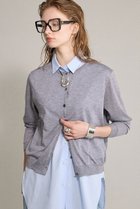 【ブリル/BRILL】の18G クルーネックカーディガン グレー|ID: prp329100004594171 ipo3291000000035931845