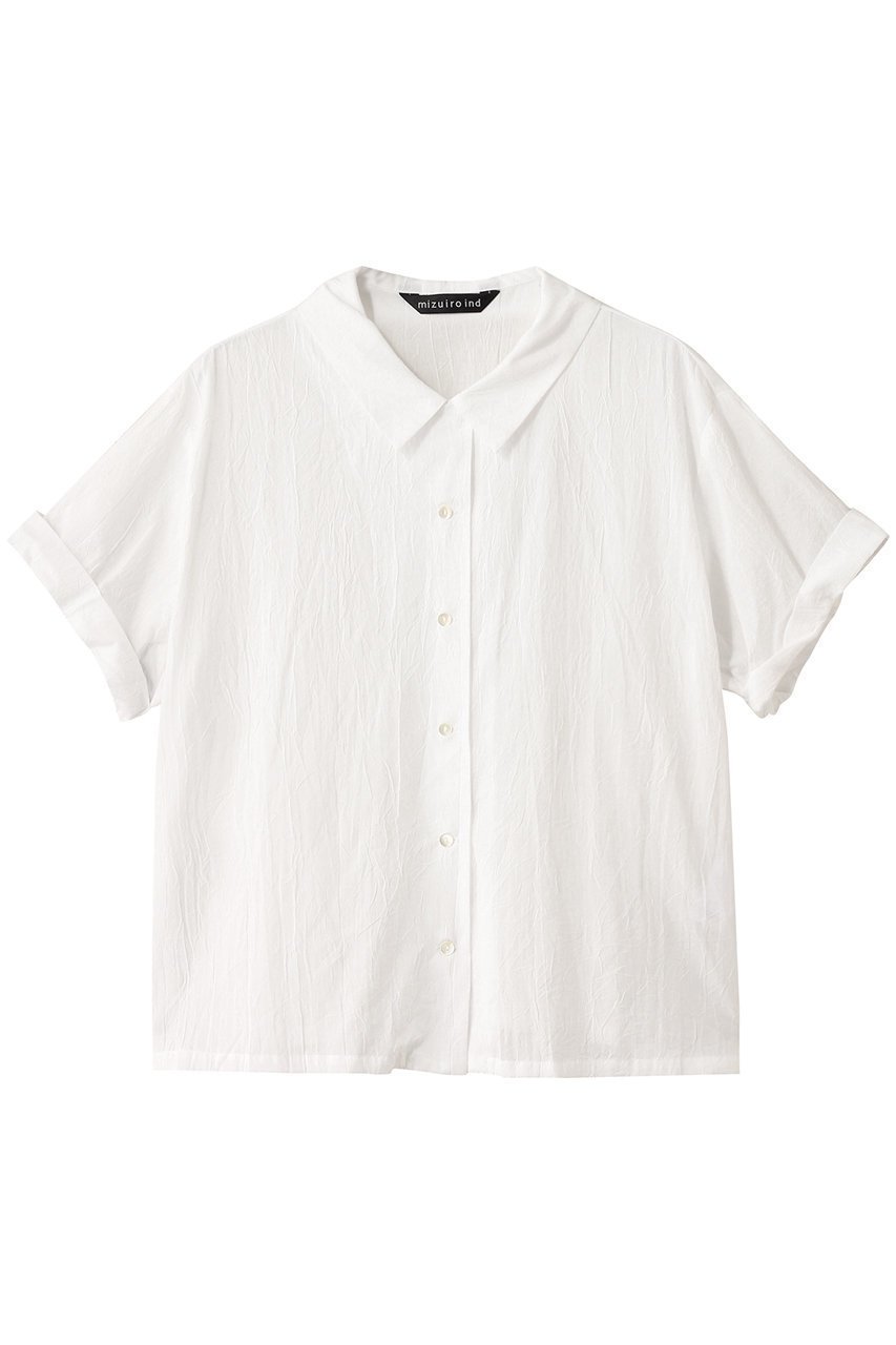 【ミズイロ インド/mizuiro ind】のroll up slv shirt シャツ 人気、トレンドファッション・服の通販 founy(ファニー) 　ファッション　Fashion　レディースファッション　Ladies' Fashion Online　トップス・カットソー　Tops/Tshirt　シャツ/ブラウス　Shirts/Blouses　おすすめ　Recommend　ショート　Short　スリーブ　Sleeve　バランス　Balance　フェミニン　Feminine　フレア　Flare　ロールアップ　Roll Up　ワイド　Wide　NEW・新作・新着・新入荷　New Arrivals　 other-1|ID: prp329100004594174 ipo3291000000032630742