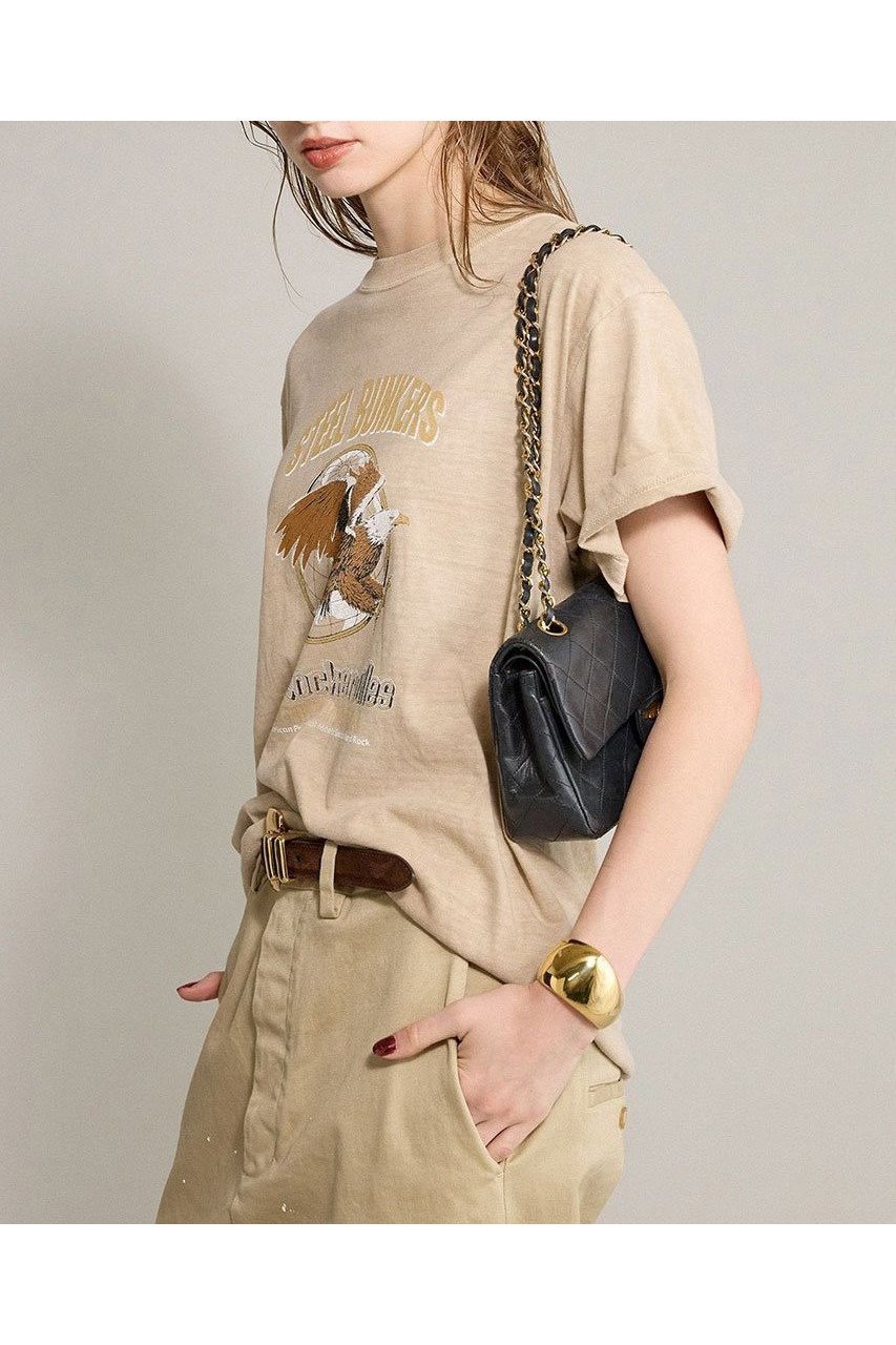【ブリル/BRILL】の【GOOD ROCK SPEED】/ツアーTシャツ 人気、トレンドファッション・服の通販 founy(ファニー) 　ファッション　Fashion　レディースファッション　Ladies' Fashion Online　トップス・カットソー　Tops/Tshirt　シャツ/ブラウス　Shirts/Blouses　ロング / Tシャツ　T-Shirts　カットソー　Cut and Sewn　キャラクター　Character　グラフィック　Graphic　ショート　Short　ジャケット　Jacket　スリーブ　Sleeve　プリント　Print　ヴィンテージ　Vintage　NEW・新作・新着・新入荷　New Arrivals　other-2|ID: prp329100004594175 ipo3291000000032630756