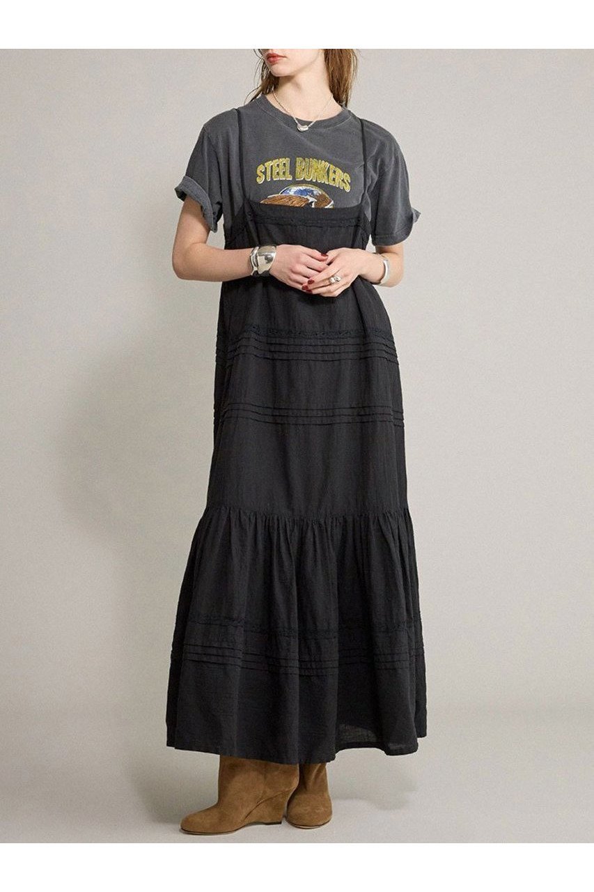 【ブリル/BRILL】の【raspail】レースツキワンピース インテリア・キッズ・メンズ・レディースファッション・服の通販 founy(ファニー) 　ファッション　Fashion　レディースファッション　Ladies' Fashion Online　ワンピース　Dress　チュニック　Tunic　キャミソール　Camisole　クラシカル　Classical　コレクション　Collection　チュニック　Tunic　ドレス　Dress　ベーシック　Basic　モダン　Modern　レース　Race　ロング　Long　NEW・新作・新着・新入荷　New Arrivals　ブラック|ID: prp329100004594176 ipo3291000000032630772