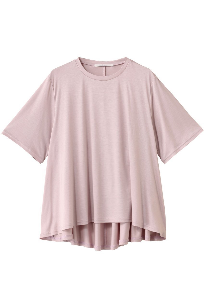 【ミディウミソリッド/MIDIUMISOLID】のc/neck A line PO プルオーバー インテリア・キッズ・メンズ・レディースファッション・服の通販 founy(ファニー) 　ファッション　Fashion　レディースファッション　Ladies' Fashion Online　トップス・カットソー　Tops/Tshirt　シャツ/ブラウス　Shirts/Blouses　ロング / Tシャツ　T-Shirts　プルオーバー　Pullover　カットソー　Cut and Sewn　クール　Cool　ショート　Short　シンプル　Simple　スリーブ　Sleeve　ドレープ　Drape　ファブリック　Fabric　フレア　Flare　エレガント 上品　Elegant　NEW・新作・新着・新入荷　New Arrivals　pink|ID: prp329100004594177 ipo3291000000032630789