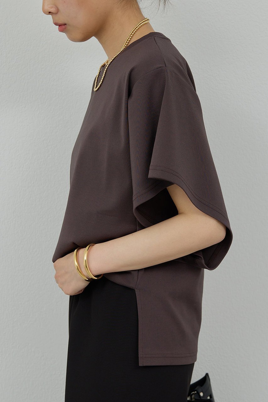 【ガリャルダガランテ/GALLARDAGALANTE】のワイドスリーブTee 人気、トレンドファッション・服の通販 founy(ファニー) 　ファッション　Fashion　レディースファッション　Ladies' Fashion Online　トップス・カットソー　Tops/Tshirt　シャツ/ブラウス　Shirts/Blouses　ロング / Tシャツ　T-Shirts　カットソー　Cut and Sewn　ショート　Short　シンプル　Simple　スリーブ　Sleeve　フリル　Frills　ワイド　Wide　NEW・新作・新着・新入荷　New Arrivals　other-6|ID: prp329100004594182 ipo3291000000032630878
