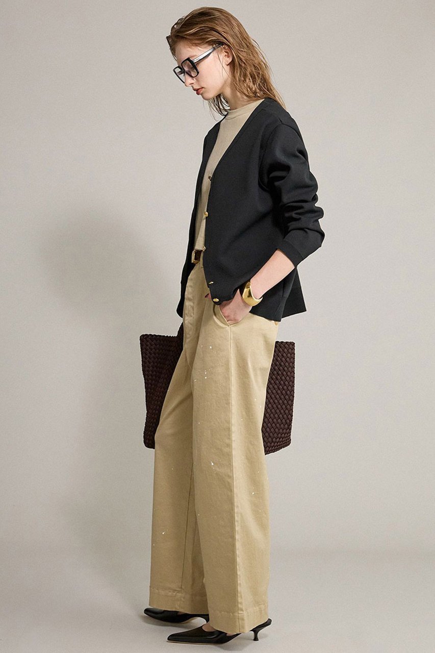 【ブリル/BRILL】のVネックミラノリブカーディガン 人気、トレンドファッション・服の通販 founy(ファニー) 　ファッション　Fashion　レディースファッション　Ladies' Fashion Online　トップス・カットソー　Tops/Tshirt　ニット　Knit Tops　カーディガン　Cardigans　Vネック　V-Neck　おすすめ　Recommend　カーディガン　Cardigan　ストレッチ　Stretch　セットアップ　Set Up　ミラノリブ　Milan Ribs　NEW・新作・新着・新入荷　New Arrivals　other-5|ID: prp329100004594184 ipo3291000000032630924