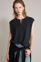 【ブリル/BRILL】のヘンリーネックカットソー 人気、トレンドファッション・服の通販 founy(ファニー) ファッション Fashion レディースファッション Ladies' Fashion Online トップス・カットソー Tops/Tshirt シャツ/ブラウス Shirts/Blouses ロング / Tシャツ T-Shirts カットソー Cut and Sewn ショート Short ジャージ Jersey スリーブ Sleeve ヴィンテージ Vintage NEW・新作・新着・新入荷 New Arrivals thumbnail ブラック|ID: prp329100004594185 ipo3291000000032630930