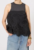 【ブリル/BRILL】のカットワークビスチェ 人気、トレンドファッション・服の通販 founy(ファニー) ファッション Fashion レディースファッション Ladies' Fashion Online トップス・カットソー Tops/Tshirt キャミソール / ノースリーブ No Sleeves シャツ/ブラウス Shirts/Blouses ビスチェ Bustier クラッシュ Crash ノースリーブ No Sleeve ビスチェ Bustier NEW・新作・新着・新入荷 New Arrivals thumbnail ブラック|ID: prp329100004594186 ipo3291000000032630949
