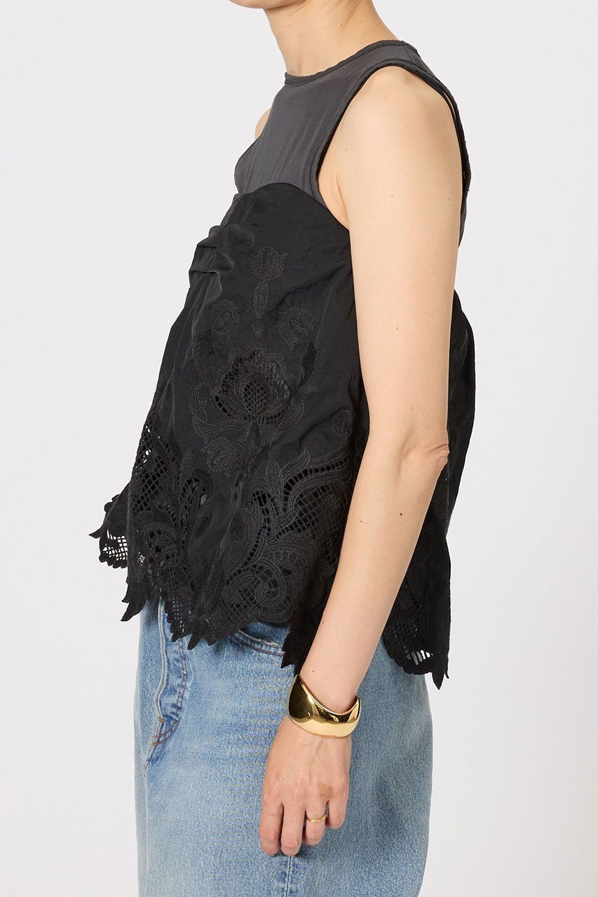 【ブリル/BRILL】のカットワークビスチェ 人気、トレンドファッション・服の通販 founy(ファニー) 　ファッション　Fashion　レディースファッション　Ladies' Fashion Online　トップス・カットソー　Tops/Tshirt　キャミソール / ノースリーブ　No Sleeves　シャツ/ブラウス　Shirts/Blouses　ビスチェ　Bustier　クラッシュ　Crash　ノースリーブ　No Sleeve　ビスチェ　Bustier　NEW・新作・新着・新入荷　New Arrivals　other-2|ID: prp329100004594186 ipo3291000000032630950
