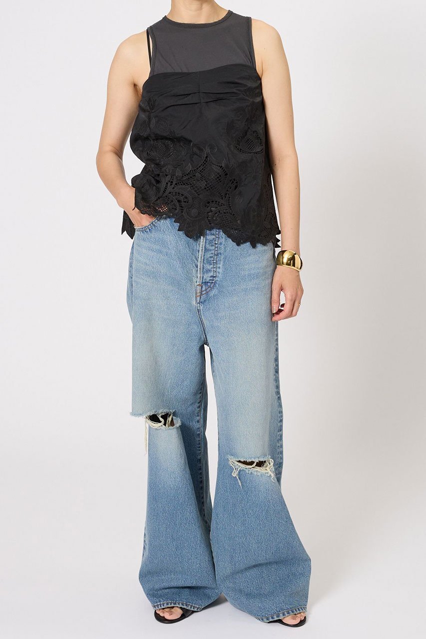 【ブリル/BRILL】のカットワークビスチェ 人気、トレンドファッション・服の通販 founy(ファニー) 　ファッション　Fashion　レディースファッション　Ladies' Fashion Online　トップス・カットソー　Tops/Tshirt　キャミソール / ノースリーブ　No Sleeves　シャツ/ブラウス　Shirts/Blouses　ビスチェ　Bustier　クラッシュ　Crash　ノースリーブ　No Sleeve　ビスチェ　Bustier　NEW・新作・新着・新入荷　New Arrivals　other-4|ID: prp329100004594186 ipo3291000000032630952