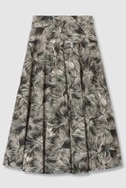 【アナイ/ANAYI】のブラッシュフラワープリントフレア スカート ブラック|ID:prp329100004594188