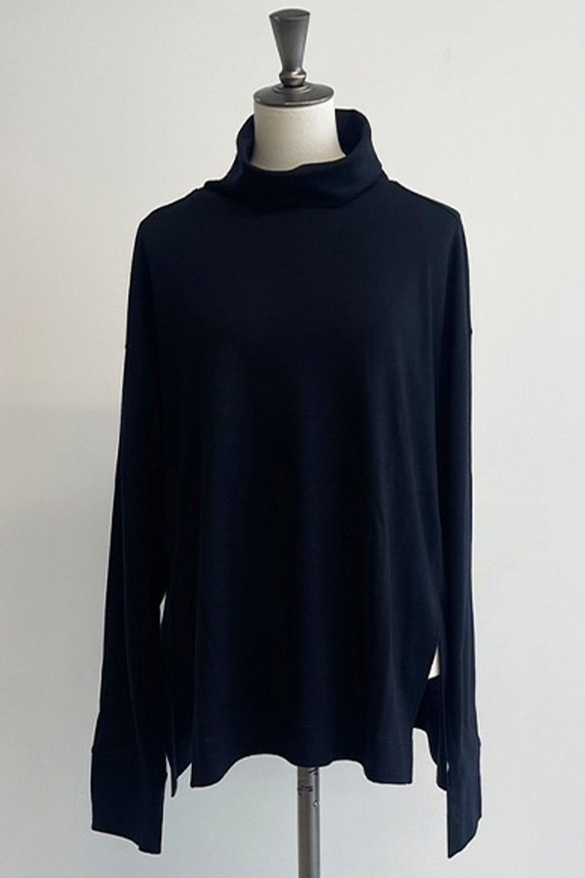 【カオス/Chaos】のレダリーハイネックプルオーバー インテリア・キッズ・メンズ・レディースファッション・服の通販 founy(ファニー) 　ファッション　Fashion　レディースファッション　Fashion for Women　トップス・カットソー　Cut & Sew Tops　ニット　Knit Tops & Sweaters　カジュアルプルオーバー・ニットトップス　Pullovers & Knit Tops / Casual Pullovers　おすすめ　Recommended / Our Picks　ドレープ　Drape, Draping Fabric　ドロップ　Drop Shoulder, Dropped Style　ロング　Long, Long-Length　エレガント 上品　Elegant　再入荷　Restock / Back in Stock　ネイビー|ID: prp329100004594191 ipo3291000000033383937