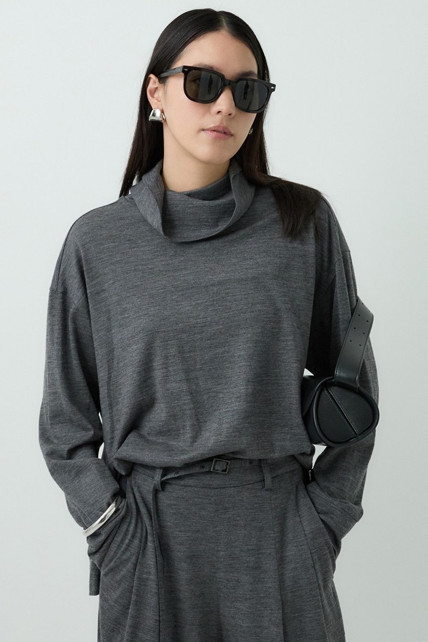 【カオス/Chaos】のレダリーハイネックプルオーバー 人気、トレンドファッション・服の通販 founy(ファニー) 　ファッション　Fashion　レディースファッション　Fashion for Women　トップス・カットソー　Cut & Sew Tops　ニット　Knit Tops & Sweaters　カジュアルプルオーバー・ニットトップス　Pullovers & Knit Tops / Casual Pullovers　おすすめ　Recommended / Our Picks　ドレープ　Drape, Draping Fabric　ドロップ　Drop Shoulder, Dropped Style　ロング　Long, Long-Length　エレガント 上品　Elegant　再入荷　Restock / Back in Stock　other-7|ID: prp329100004594191 ipo3291000000034639539