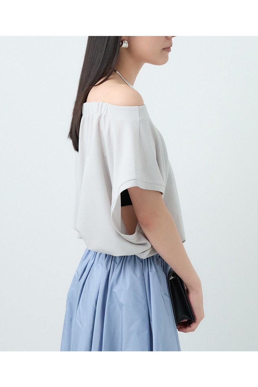 【カオス/Chaos】のバウカットブラウス 人気、トレンドファッション・服の通販 founy(ファニー) 　ファッション　Fashion　レディースファッション　Fashion for Women　トップス・カットソー　Cut & Sew Tops　シャツ・ブラウス・オフィスカジュアル　Elegant Blouses & Button-Ups　おすすめ　Recommended / Our Picks　カットソー　Cut and Sewn Top　ギャザー　Gathered, Ruffled　ショート　Short, Short Length　スリーブ　Sleeve, Long Sleeve / Short Sleeve　ドレープ　Drape, Draping Fabric　秋　Autumn　other-5|ID: prp329100004594193 ipo3291000000032631054