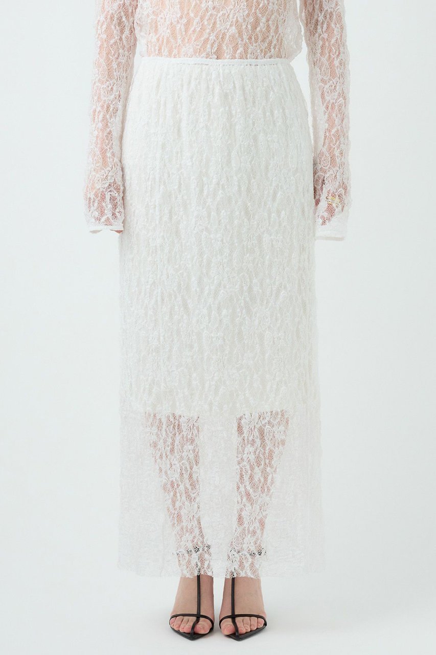 【カオス/Chaos】のグラスレーススカート 人気、トレンドファッション・服の通販 founy(ファニー) 　ファッション　Fashion　レディースファッション　Fashion for Women　スカート　Skirts　ロングスカート　Long Skirts / Maxi & Midi Skirts　カットソー　Cut and Sewn Top　フェミニン　Feminine, Girly　ペチコート　Petticoat, Underskirt　ランダム　Random, Irregular　レース　Lace, Lace Fabric　ロング　Long, Long-Length　エレガント 上品　Elegant　other-4|ID: prp329100004594194 ipo3291000000035470732