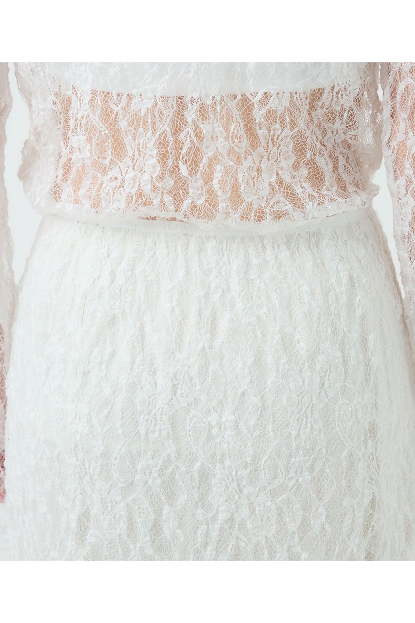 【カオス/Chaos】のグラスレーススカート 人気、トレンドファッション・服の通販 founy(ファニー) 　ファッション　Fashion　レディースファッション　Fashion for Women　スカート　Skirts　ロングスカート　Long Skirts / Maxi & Midi Skirts　カットソー　Cut and Sewn Top　フェミニン　Feminine, Girly　ペチコート　Petticoat, Underskirt　ランダム　Random, Irregular　レース　Lace, Lace Fabric　ロング　Long, Long-Length　エレガント 上品　Elegant　other-7|ID: prp329100004594194 ipo3291000000035470735