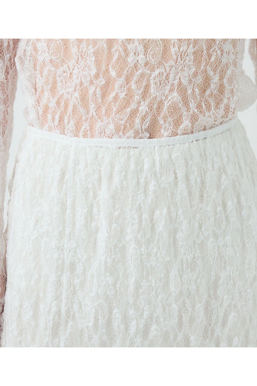 【カオス/Chaos】のグラスレーススカート 人気、トレンドファッション・服の通販 founy(ファニー) 　ファッション　Fashion　レディースファッション　Fashion for Women　スカート　Skirts　ロングスカート　Long Skirts / Maxi & Midi Skirts　カットソー　Cut and Sewn Top　フェミニン　Feminine, Girly　ペチコート　Petticoat, Underskirt　ランダム　Random, Irregular　レース　Lace, Lace Fabric　ロング　Long, Long-Length　エレガント 上品　Elegant　other-8|ID: prp329100004594194 ipo3291000000035470736