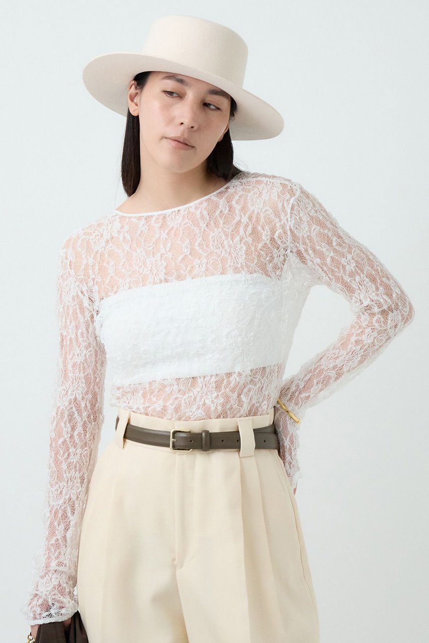 【カオス/Chaos】のグラスレースプルオーバー 人気、トレンドファッション・服の通販 founy(ファニー) 　ファッション　Fashion　レディースファッション　Fashion for Women　トップス・カットソー　Cut & Sew Tops　シャツ・ブラウス・オフィスカジュアル　Elegant Blouses & Button-Ups　カジュアルプルオーバー・ニットトップス　Pullovers & Knit Tops / Casual Pullovers　インナー　Innerwear　コンパクト　Compact, Small Size　ジャケット　Jacket, Outerwear　スリーブ　Sleeve, Long Sleeve / Short Sleeve　ランダム　Random, Irregular　レース　Lace, Lace Fabric　ロング　Long, Long-Length　 other-1|ID: prp329100004594195 ipo3291000000035342141