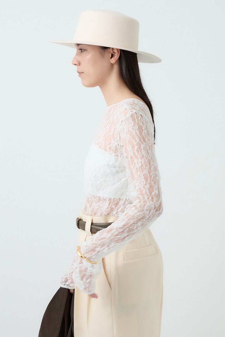 【カオス/Chaos】のグラスレースプルオーバー 人気、トレンドファッション・服の通販 founy(ファニー) 　ファッション　Fashion　レディースファッション　Fashion for Women　トップス・カットソー　Cut & Sew Tops　シャツ・ブラウス・オフィスカジュアル　Elegant Blouses & Button-Ups　カジュアルプルオーバー・ニットトップス　Pullovers & Knit Tops / Casual Pullovers　インナー　Innerwear　コンパクト　Compact, Small Size　ジャケット　Jacket, Outerwear　スリーブ　Sleeve, Long Sleeve / Short Sleeve　ランダム　Random, Irregular　レース　Lace, Lace Fabric　ロング　Long, Long-Length　other-2|ID: prp329100004594195 ipo3291000000035342147