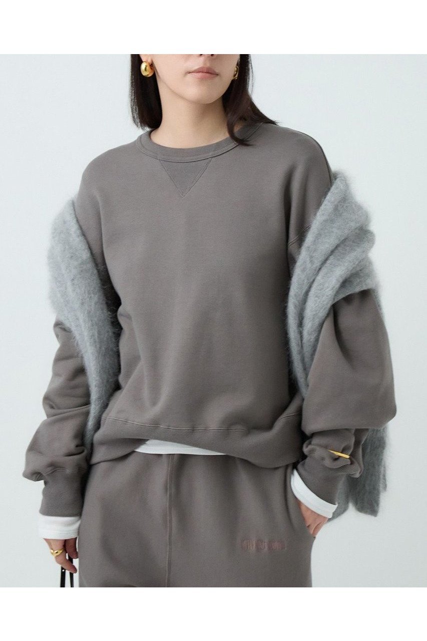 【カオス/Chaos】の【WHY NOT NOW】クースベイスウェットプルオーバー インテリア・キッズ・メンズ・レディースファッション・服の通販 founy(ファニー) 　ファッション　Fashion　レディースファッション　Fashion for Women　トップス・カットソー　Cut & Sew Tops　シャツ・ブラウス・オフィスカジュアル　Elegant Blouses & Button-Ups　レディースパーカー・カジュアルフーディー　Casual Hoodies & Sweatshirts　ロングTシャツ・Tシャツ　Longline T-Shirts & Tees　カジュアルプルオーバー・ニットトップス　Pullovers & Knit Tops / Casual Pullovers　スウェット・クルーネックトップス　Sweatshirts & Crewnecks / Relaxed Fit Sweat Tops　カットソー・ベーシックTシャツ　Cut-and-Sewn Tops / Stretch Tees & Basics　なめらか　Smooth, Silky Texture　コンパクト　Compact, Small Size　スーピマ　Supima, Premium Cotton　ヴィンテージ　Vintage Style　モカ|ID: prp329100004594197 ipo3291000000032631111