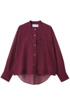 【スリー ドッツ/three dots】のシアーコットン バンドカラーシャツ 人気、トレンドファッション・服の通販 founy(ファニー) ファッション Fashion レディースファッション Ladies' Fashion Online トップス・カットソー Tops/Tshirt シャツ/ブラウス Shirts/Blouses 2025年 2025 2025-2026秋冬・A/W Aw/Autumn/Winter/Fw/Fall/2025-2026 スリーブ Sleeve ロング Long エレガント 上品 Elegant A/W・秋冬 Aw・Autumn/Winter・Fw・Fall-Winter 羽織 Haori thumbnail ボルドー|ID: prp329100004594203 ipo3291000000032631195