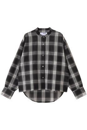 【スリー ドッツ/three dots】 シアーコットン バンドカラーシャツ人気、トレンドファッション・服の通販 founy(ファニー) ファッション Fashion レディースファッション Ladies' Fashion Online トップス・カットソー Tops/Tshirt シャツ/ブラウス Shirts/Blouses 2025年 2025 2025-2026秋冬・A/W Aw/Autumn/Winter/Fw/Fall/2025-2026 シアー Sheer スリット Slit スリーブ Sleeve チェック Check デニム Denim バランス Balance リラックス Relax ロング Long ワイド Wide 旅行 Travel A/W・秋冬 Aw・Autumn/Winter・Fw・Fall-Winter |ID:prp329100004594204