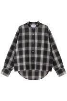 【スリー ドッツ/three dots】のシアーコットン バンドカラーシャツ 人気、トレンドファッション・服の通販 founy(ファニー) ファッション Fashion レディースファッション Ladies' Fashion Online トップス・カットソー Tops/Tshirt シャツ/ブラウス Shirts/Blouses 2025年 2025 2025-2026秋冬・A/W Aw/Autumn/Winter/Fw/Fall/2025-2026 シアー Sheer スリット Slit スリーブ Sleeve チェック Check デニム Denim バランス Balance リラックス Relax ロング Long ワイド Wide 旅行 Travel A/W・秋冬 Aw・Autumn/Winter・Fw・Fall-Winter thumbnail ブラックマルチ|ID: prp329100004594204 ipo3291000000032631205