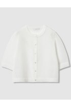 【アナイ/ANAYI】のハーフスリーブシアークルー カーディガン 人気、トレンドファッション・服の通販 founy(ファニー) ファッション Fashion レディースファッション Ladies' Fashion Online トップス・カットソー Tops/Tshirt ニット Knit Tops カーディガン Cardigans カーディガン Cardigan コンパクト Compact シアー Sheer フィット Fit エレガント 上品 Elegant 夏 Summer NEW・新作・新着・新入荷 New Arrivals thumbnail ホワイト|ID: prp329100004594206 ipo3291000000032631229