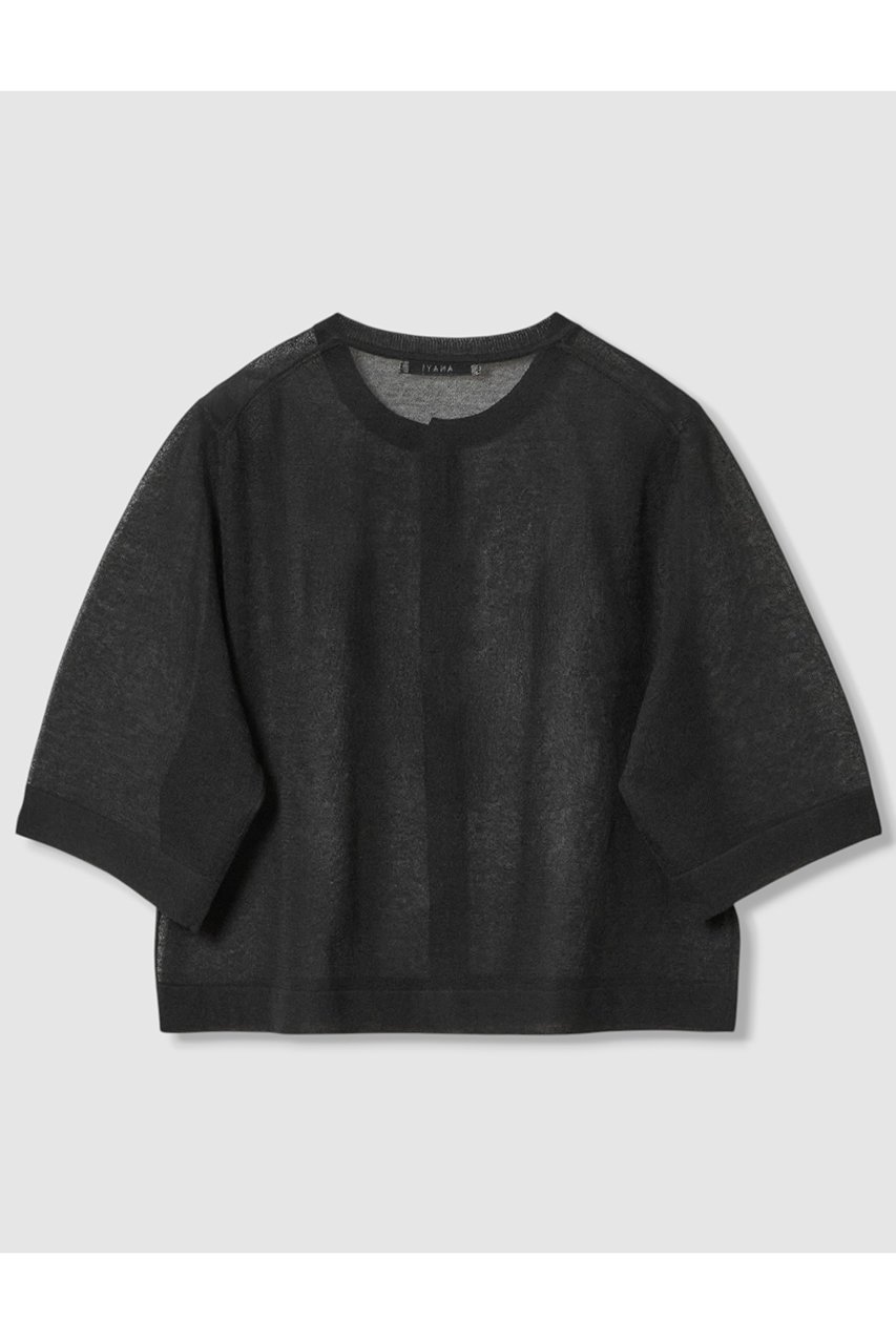 【アナイ/ANAYI】のハーフスリーブシアークルー カーディガン 人気、トレンドファッション・服の通販 founy(ファニー) 　ファッション　Fashion　レディースファッション　Ladies' Fashion Online　トップス・カットソー　Tops/Tshirt　ニット　Knit Tops　カーディガン　Cardigans　カーディガン　Cardigan　コンパクト　Compact　シアー　Sheer　フィット　Fit　エレガント 上品　Elegant　夏　Summer　NEW・新作・新着・新入荷　New Arrivals　other-2|ID: prp329100004594206 ipo3291000000032631235