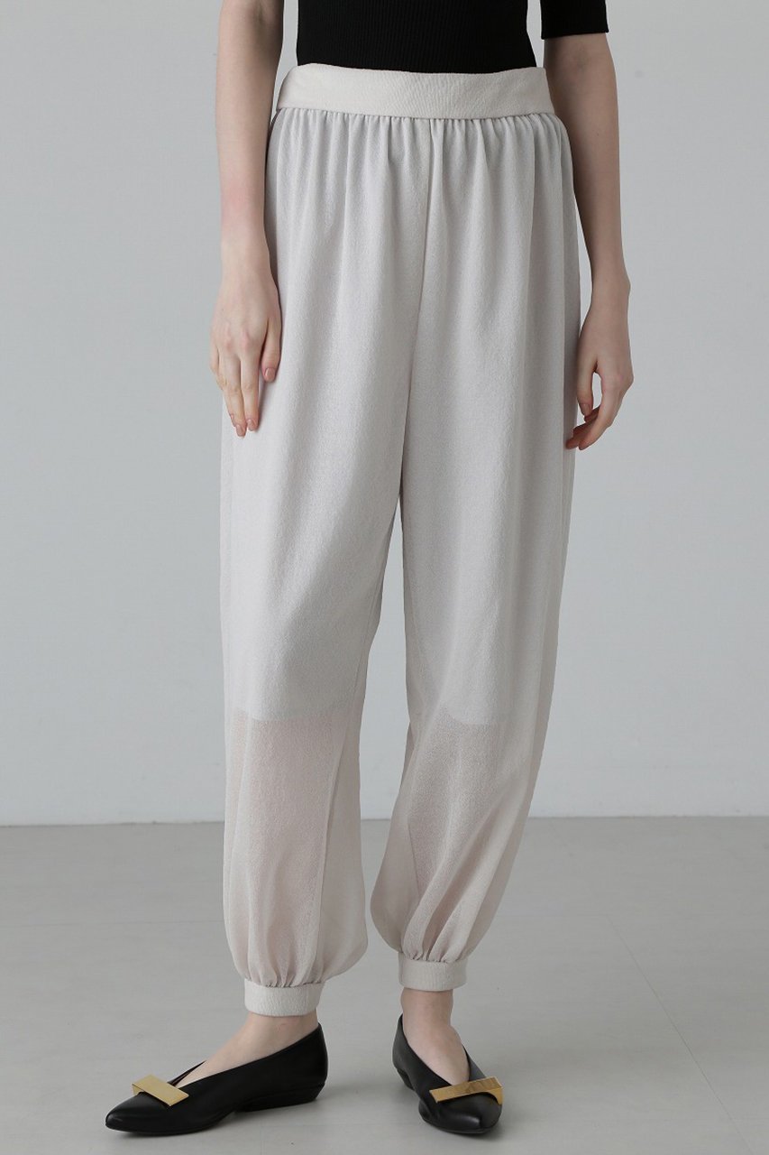 【アドーア/ADORE】のドライタッチシアーニットパンツ 人気、トレンドファッション・服の通販 founy(ファニー) 　ファッション　Fashion　レディースファッション　Ladies' Fashion Online　パンツ　Pants　ギャザー　Gather　シアー　Sheer　再入荷　Restock/Back In Stock/Re Arrival　other-2|ID: prp329100004594261 ipo3291000000032633032