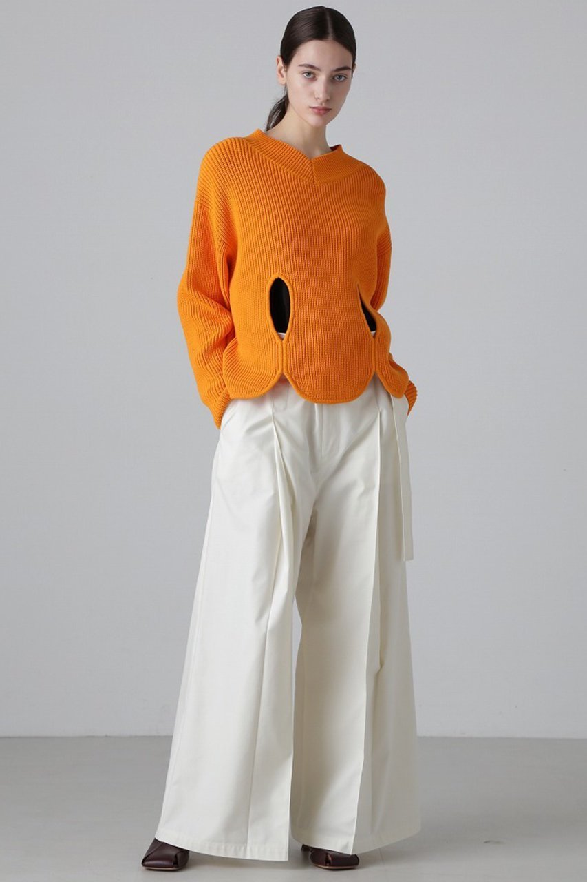 【アドーア/ADORE】のハイデンシティチノパンツ 人気、トレンドファッション・服の通販 founy(ファニー) 　ファッション　Fashion　レディースファッション　Ladies' Fashion Online　パンツ　Pants　シンプル　Simple　ストレート　Straight　センター　Center　フィット　Fit　ミックス　Mix　モダン　Modern　ワイド　Wide　再入荷　Restock/Back In Stock/Re Arrival　other-3|ID: prp329100004594262 ipo3291000000032633038