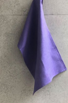 【リネンアンドデコール/LINEN & DECOR / GOODS】のCannes キッチンタオル 人気、トレンドファッション・服の通販 founy(ファニー) グラス Glass, Eyewear シンプル Simple, Minimal タオル Towel, Bath Towel パープル Purple, Violet リネン Linen, Linen Fabric 吸水 Absorbent, Quick-Dry 皿 Plate, Dish |ID:prp329100004594264