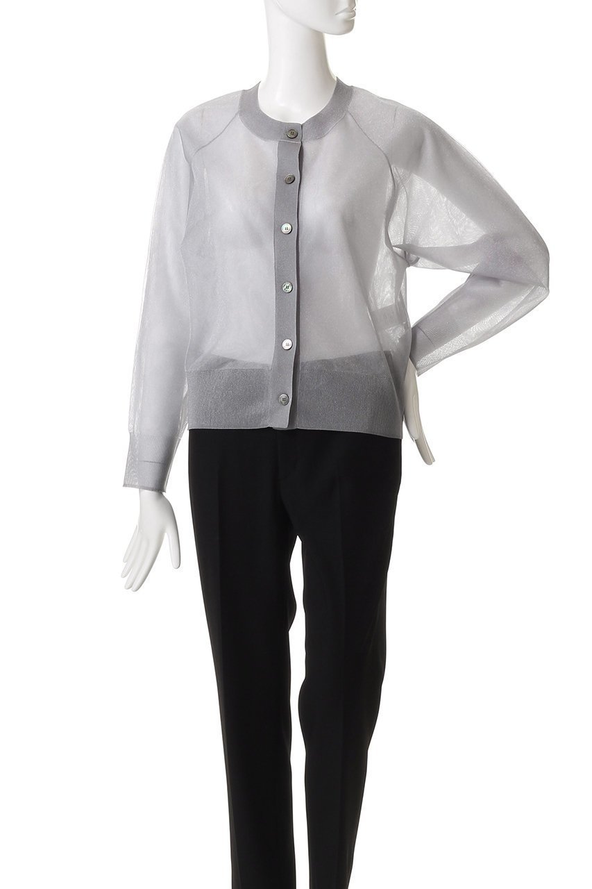 【デパリエ/DEPAREILLE】のラメシアードルマンカーディガン 人気、トレンドファッション・服の通販 founy(ファニー) 　ファッション　Fashion　レディースファッション　Fashion for Women　トップス・カットソー　Cut & Sew Tops　ニット　Knit Tops & Sweaters　カーディガン・羽織り　Layered Style Cardigans　カーディガン　Cardigan, Knitwear　シアー　Sheer, See-Through　夏　Summer　other-2|ID: prp329100004595077 ipo3291000000036003327