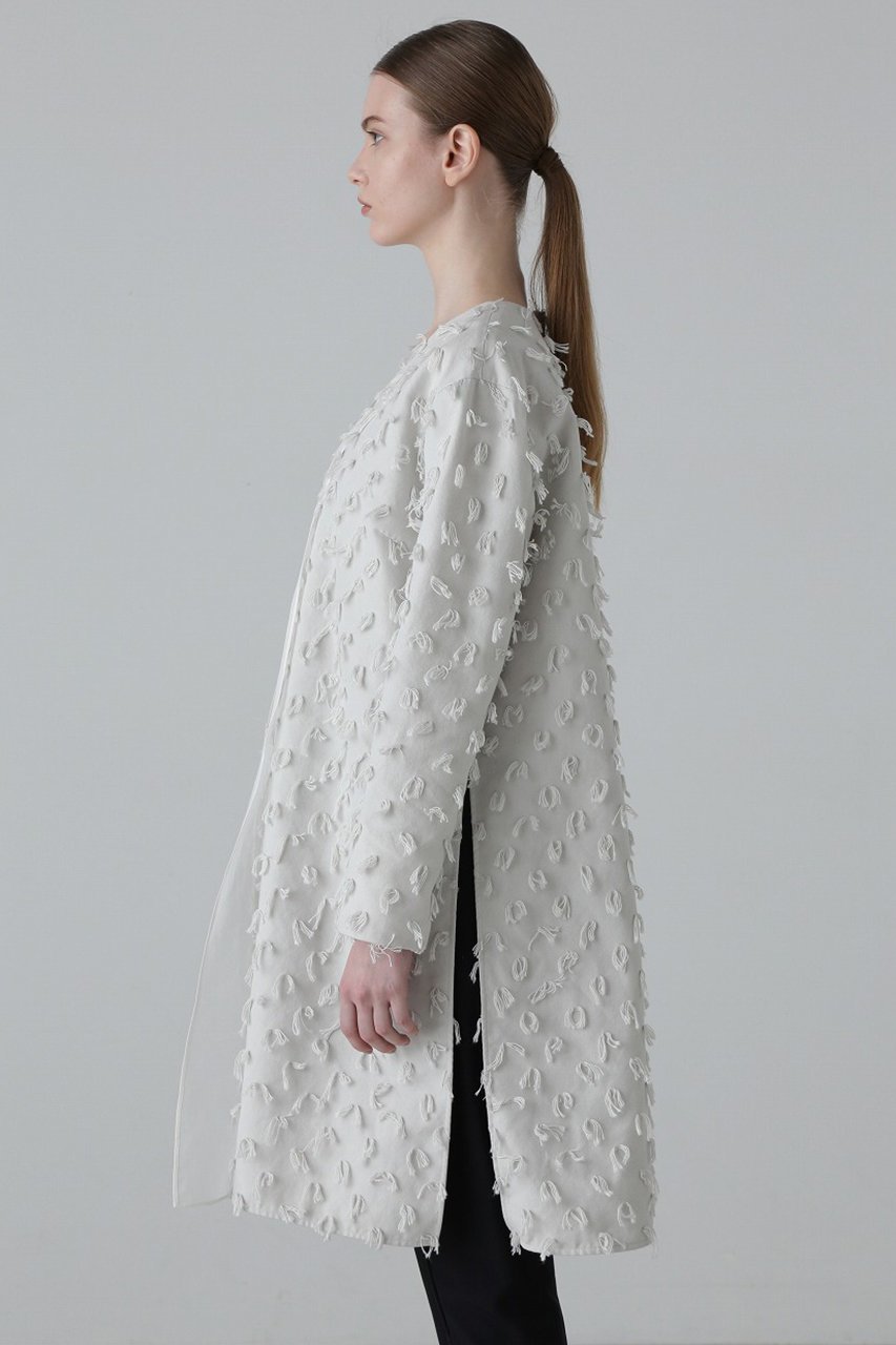 【アドーア/ADORE】のラスティックツッキリブラウス 人気、トレンドファッション・服の通販 founy(ファニー) 　ファッション　Fashion　レディースファッション　Ladies' Fashion Online　トップス・カットソー　Tops/Tshirt　シャツ/ブラウス　Shirts/Blouses　おすすめ　Recommend　アシンメトリー　Asymmetry　オックス　Ox　シアー　Sheer　ジャカード　Jacquard　スリット　Slit　スリーブ　Sleeve　セットアップ　Set Up　センター　Center　ベーシック　Basic　ロング　Long　再入荷　Restock/Back In Stock/Re Arrival　other-2|ID: prp329100004595083 ipo3291000000032648275