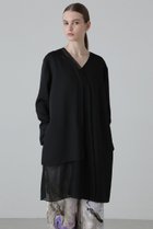 【アドーア/ADORE】のブライトダブルクロスブラウス 人気、トレンドファッション・服の通販 founy(ファニー) ファッション Fashion レディースファッション Ladies' Fashion Online トップス・カットソー Tops/Tshirt シャツ/ブラウス Shirts/Blouses シアー Sheer スリット Slit スリーブ Sleeve セットアップ Set Up フロント Front ベーシック Basic ロング Long 再入荷 Restock/Back In Stock/Re Arrival thumbnail ブラック|ID: prp329100004595085 ipo3291000000032648287