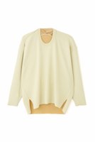 【アドーア/ADORE】のダブルニットプルオーバー 人気、トレンドファッション・服の通販 founy(ファニー) ファッション Fashion レディースファッション Ladies' Fashion Online トップス・カットソー Tops/Tshirt ニット Knit Tops プルオーバー Pullover おすすめ Recommend イエロー Yellow セットアップ Set Up トレーナー Trainer ドレープ Drape 再入荷 Restock/Back In Stock/Re Arrival |ID:prp329100004595087