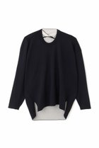 【アドーア/ADORE】のダブルニットプルオーバー 人気、トレンドファッション・服の通販 founy(ファニー) ファッション Fashion レディースファッション Ladies' Fashion Online トップス・カットソー Tops/Tshirt ニット Knit Tops プルオーバー Pullover おすすめ Recommend イエロー Yellow セットアップ Set Up トレーナー Trainer ドレープ Drape 再入荷 Restock/Back In Stock/Re Arrival thumbnail ネイビー|ID: prp329100004595087 ipo3291000000032648302