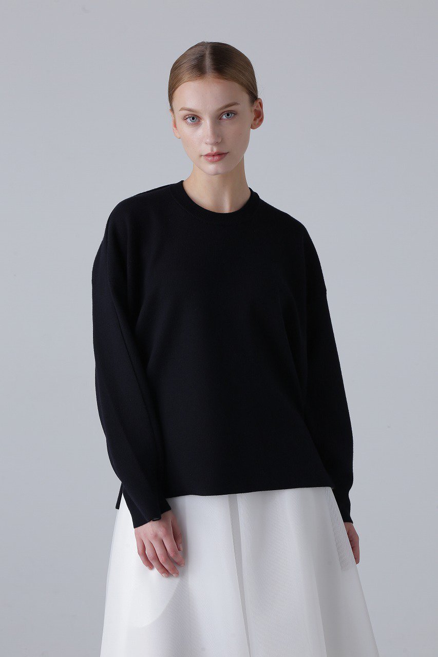 【アドーア/ADORE】のダブルニットプルオーバー 人気、トレンドファッション・服の通販 founy(ファニー) 　ファッション　Fashion　レディースファッション　Ladies' Fashion Online　トップス・カットソー　Tops/Tshirt　ニット　Knit Tops　プルオーバー　Pullover　おすすめ　Recommend　イエロー　Yellow　セットアップ　Set Up　トレーナー　Trainer　ドレープ　Drape　再入荷　Restock/Back In Stock/Re Arrival　other-4|ID: prp329100004595087 ipo3291000000032648305