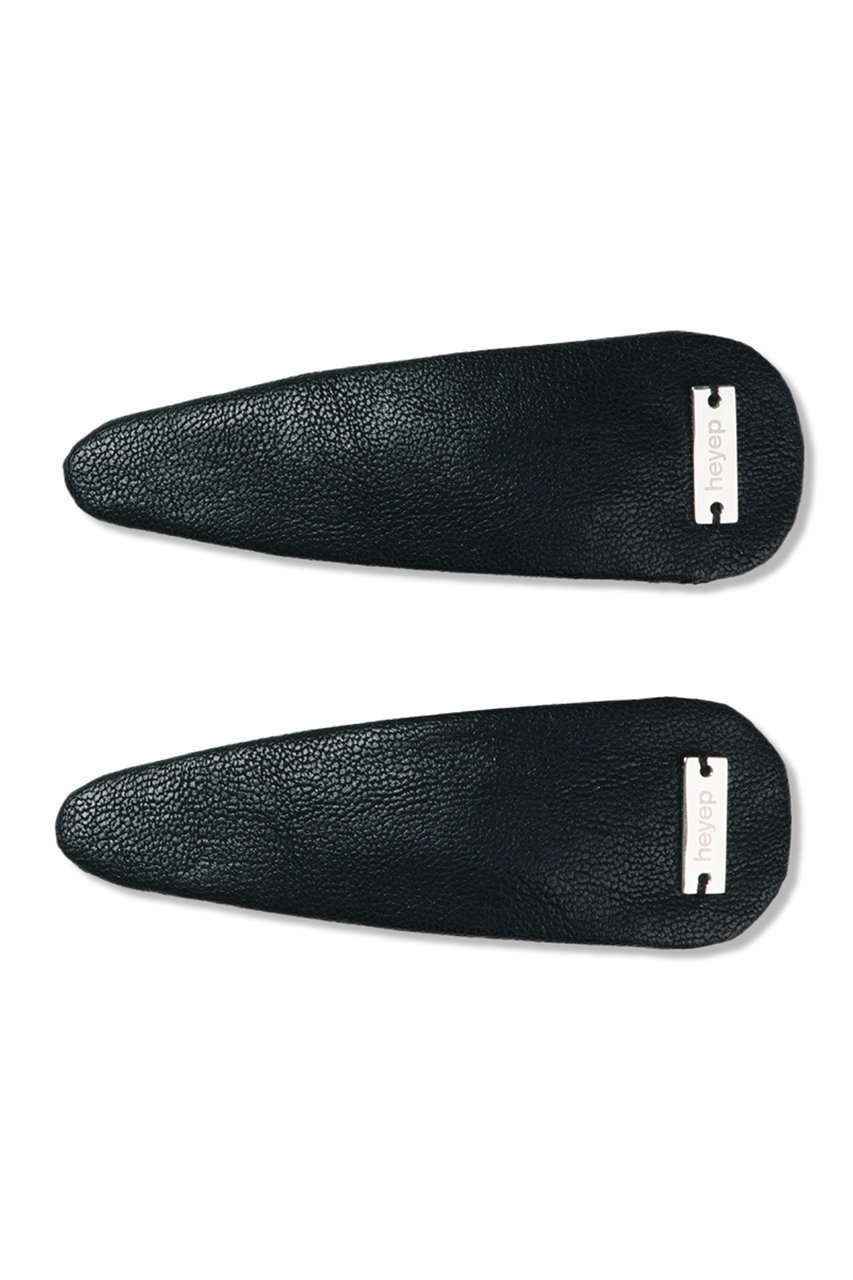【ヘイップ/heyep】のFaux Leather Hair Clips(2P Set) 人気、トレンドファッション・服の通販 founy(ファニー) 　ファッション　Fashion　レディースファッション　Ladies' Fashion Online　シュシュ / ヘアアクセ　Hair Accessories　2025年　2025　2025-2026秋冬・A/W　Aw/Autumn/Winter/Fw/Fall/2025-2026　アクセサリー　Accessories　バレッタ　Valletta　フィット　Fit　フェイクレザー　Faux Leather　A/W・秋冬　Aw・Autumn/Winter・Fw・Fall-Winter　 other-1|ID: prp329100004595108 ipo3291000000032648626