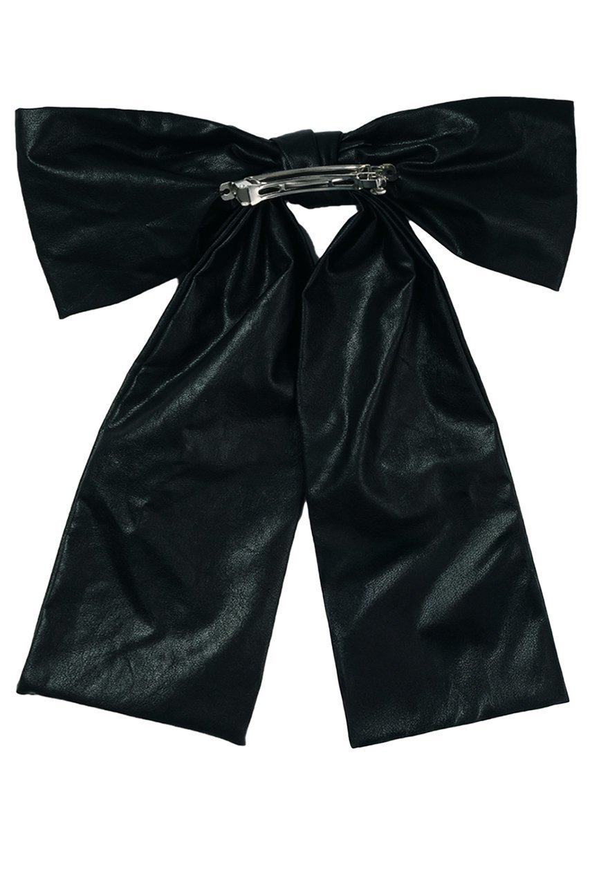 【ヘイップ/heyep】のFaux Leather Large Bow Barette 人気、トレンドファッション・服の通販 founy(ファニー) 　ファッション　Fashion　レディースファッション　Ladies' Fashion Online　シュシュ / ヘアアクセ　Hair Accessories　2025年　2025　2025-2026秋冬・A/W　Aw/Autumn/Winter/Fw/Fall/2025-2026　アクセサリー　Accessories　シンプル　Simple　バレッタ　Valletta　フェイクレザー　Faux Leather　フォルム　Form　リボン　Ribbon　A/W・秋冬　Aw・Autumn/Winter・Fw・Fall-Winter　other-3|ID: prp329100004595109 ipo3291000000032648636