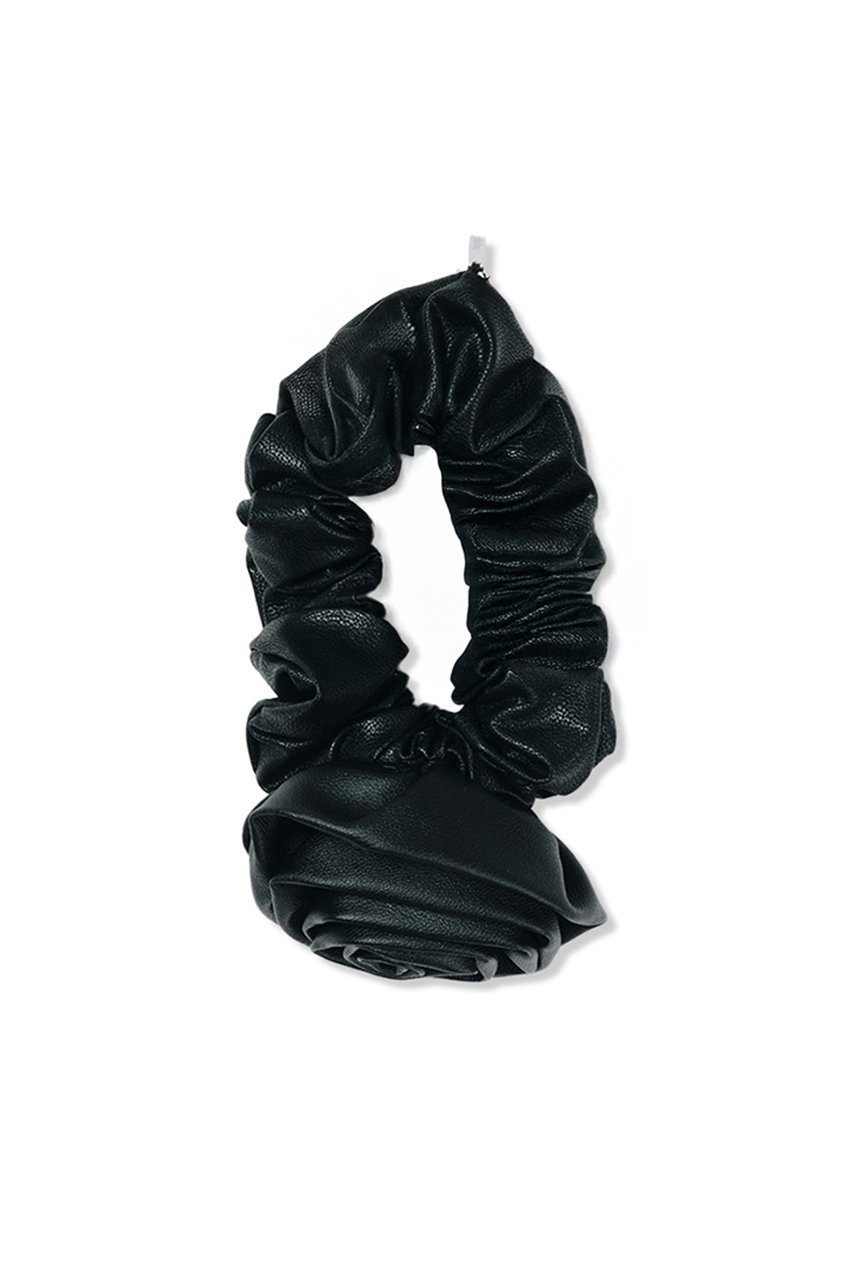 【ヘイップ/heyep】のFaux Leather Rose Hair Tie インテリア・キッズ・メンズ・レディースファッション・服の通販 founy(ファニー) 　ファッション　Fashion　レディースファッション　Fashion for Women　シュシュ&ヘアアクセ/ヘアアレンジ　Scrunchies & Hair Accessories　アクセサリー　Fashion Accessories　シンプル　Simple, Minimal　フェイクレザー　Faux Leather, PU Leather　ヘアアクセ　Hair Accessory, Hair Clip　モチーフ　Motif, Design Theme　ローズ　Rose, Rose Motif　ブラック|ID: prp329100004595111 ipo3291000000035531292