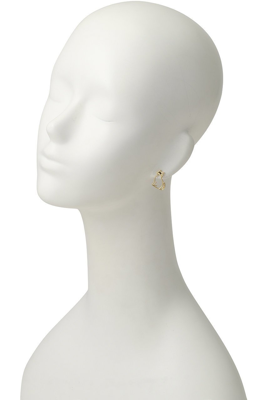 【アリータ/ALIITA】のMIAU ピアス(片耳用) 人気、トレンドファッション・服の通販 founy(ファニー) 　ファッション　Fashion　レディースファッション　Ladies' Fashion Online　ジュエリー　Jewelry　リング　Rings　イヤリング　Earrings　2025年　2025　2025-2026秋冬・A/W　Aw/Autumn/Winter/Fw/Fall/2025-2026　イエロー　Yellow　イヤリング　Earrings　パーティ　Party　モチーフ　Motif　エレガント 上品　Elegant　片耳　One Ear　猫　Cat　A/W・秋冬　Aw・Autumn/Winter・Fw・Fall-Winter　other-3|ID: prp329100004595118 ipo3291000000032648673