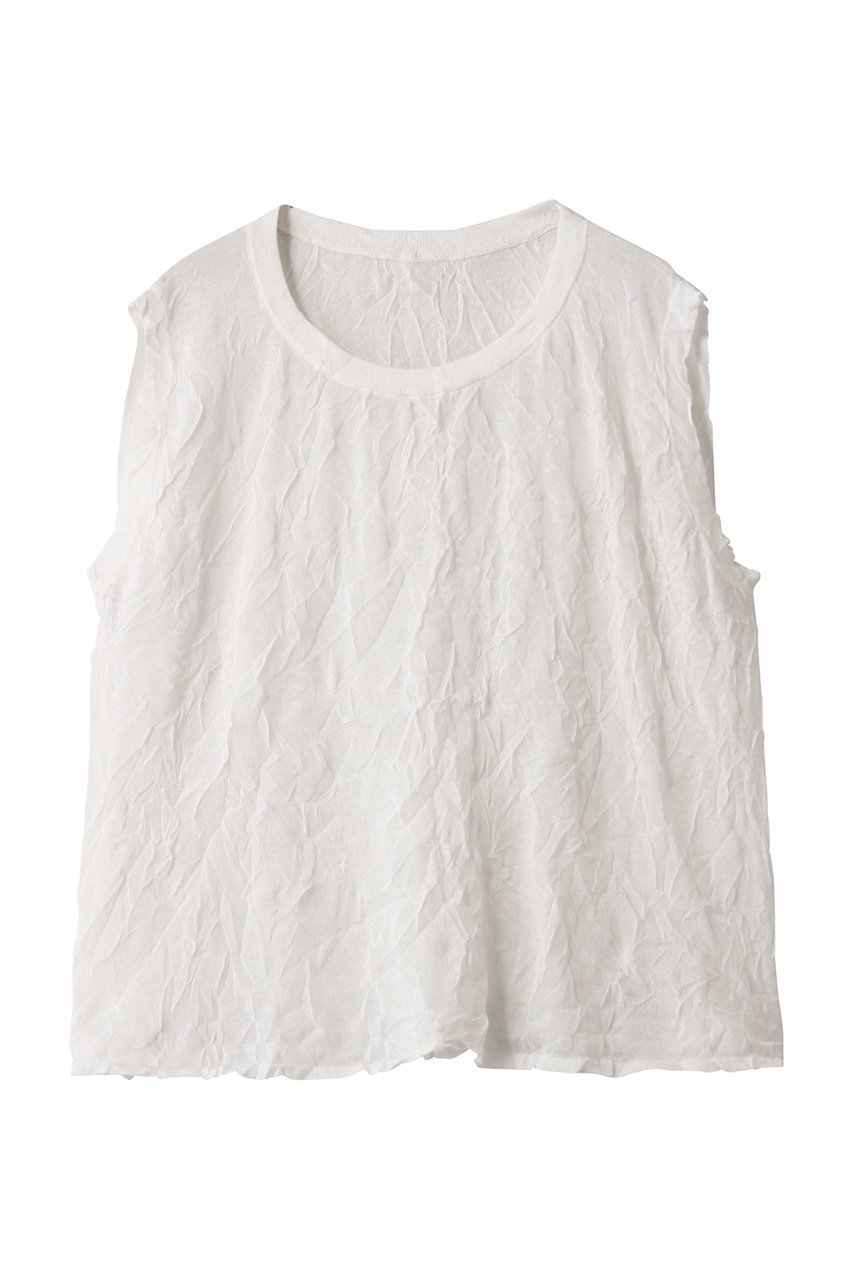 【ミディウミソリッド/MIDIUMISOLID】のsheer washer vest ベスト 人気、トレンドファッション・服の通販 founy(ファニー) 　ファッション　Fashion　レディースファッション　Fashion for Women　トップス・カットソー　Cut & Sew Tops　ニット　Knit Tops & Sweaters　ベスト&ジレ / 重ね着スタイル　Vests & Gilets　カジュアルプルオーバー・ニットトップス　Pullovers & Knit Tops / Casual Pullovers　シアー　Sheer, See-Through　ベスト　Vest, Waistcoat　リネン　Linen, Linen Fabric　ワッシャー　Washer, Crinkled Finish　夏　Summer　春　Spring　S/S・春夏　SS, Spring/Summer, Warm Season　 other-1|ID: prp329100004595121 ipo3291000000035066230