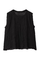 【ミディウミソリッド/MIDIUMISOLID】のsheer washer vest ベスト black|ID:prp329100004595121
