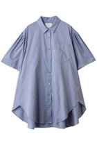 【ミディウミソリッド/MIDIUMISOLID】のhalf slv wide shirt シャツ 人気、トレンドファッション・服の通販 founy(ファニー) ファッション Fashion レディースファッション Ladies' Fashion Online トップス・カットソー Tops/Tshirt シャツ/ブラウス Shirts/Blouses ギャザー Gather シアー Sheer ショート Short シンプル Simple スリーブ Sleeve ハーフ Half ワイド Wide エレガント 上品 Elegant 夏 Summer NEW・新作・新着・新入荷 New Arrivals thumbnail blue|ID: prp329100004595122 ipo3291000000032648777