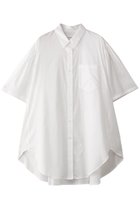 【ミディウミソリッド/MIDIUMISOLID】のhalf slv wide shirt シャツ off white|ID:prp329100004595122