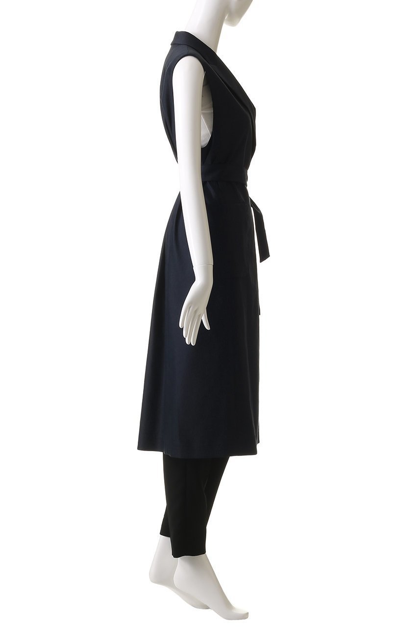 【アナイ/ANAYI】のリネンストレッチロングジレ 人気、トレンドファッション・服の通販 founy(ファニー) 　ファッション　Fashion　レディースファッション　Ladies' Fashion Online　アウター　Coat Outerwear　ジャケット　Jackets　ジャケット　Jacket　ストレッチ　Stretch　ベスト　Vest　リネン　Linen　リボン　Ribbon　ロング　Long　エレガント 上品　Elegant　今季　This Season　再入荷　Restock/Back In Stock/Re Arrival　夏　Summer　other-3|ID: prp329100004595123 ipo3291000000032648788