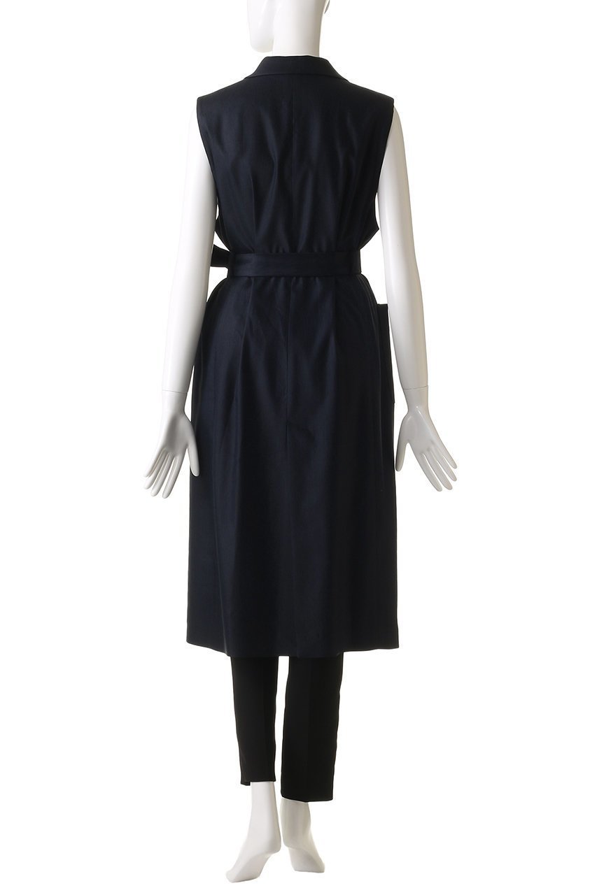 【アナイ/ANAYI】のリネンストレッチロングジレ 人気、トレンドファッション・服の通販 founy(ファニー) 　ファッション　Fashion　レディースファッション　Ladies' Fashion Online　アウター　Coat Outerwear　ジャケット　Jackets　ジャケット　Jacket　ストレッチ　Stretch　ベスト　Vest　リネン　Linen　リボン　Ribbon　ロング　Long　エレガント 上品　Elegant　今季　This Season　再入荷　Restock/Back In Stock/Re Arrival　夏　Summer　other-4|ID: prp329100004595123 ipo3291000000032648789