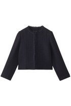【アナイ/ANAYI】のネイビーツイードクルージャケット 人気、トレンドファッション・服の通販 founy(ファニー) ファッション Fashion レディースファッション Ladies' Fashion Online アウター Coat Outerwear ジャケット Jackets コンパクト Compact ショート Short ジャケット Jacket センター Center タイトスカート Tight Skirt ツイード Tweed フリンジ Fringe エレガント 上品 Elegant 再入荷 Restock/Back In Stock/Re Arrival thumbnail ネイビー|ID: prp329100004595126 ipo3291000000032648806