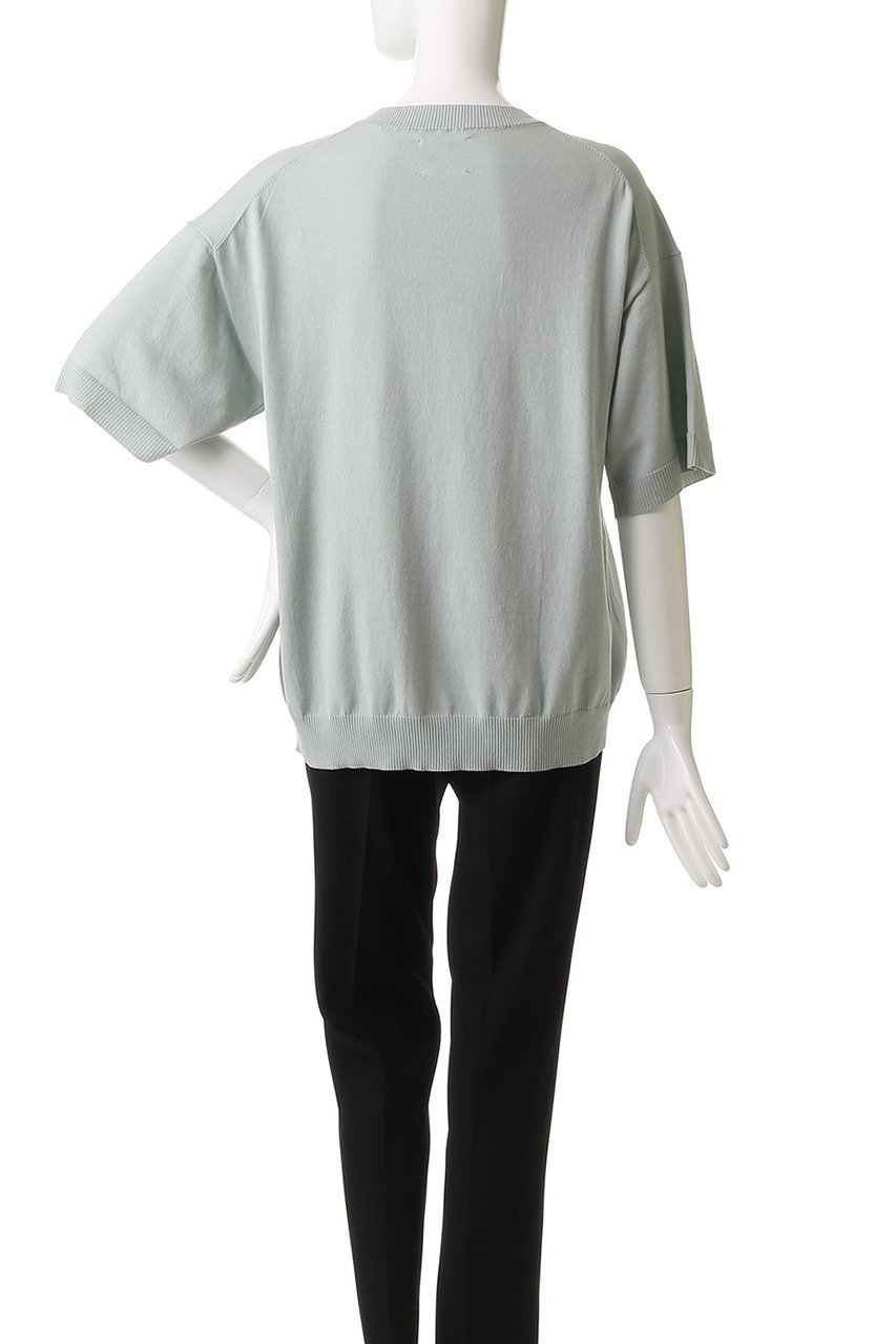 【ミディウミソリッド/MIDIUMISOLID】のh/slv knitted PO.M プルオーバー 人気、トレンドファッション・服の通販 founy(ファニー) 　ファッション　Fashion　レディースファッション　Ladies' Fashion Online　トップス・カットソー　Tops/Tshirt　ニット　Knit Tops　プルオーバー　Pullover　ベーシック　Basic　半袖　Short Sleeve　NEW・新作・新着・新入荷　New Arrivals　other-4|ID: prp329100004595128 ipo3291000000032648842